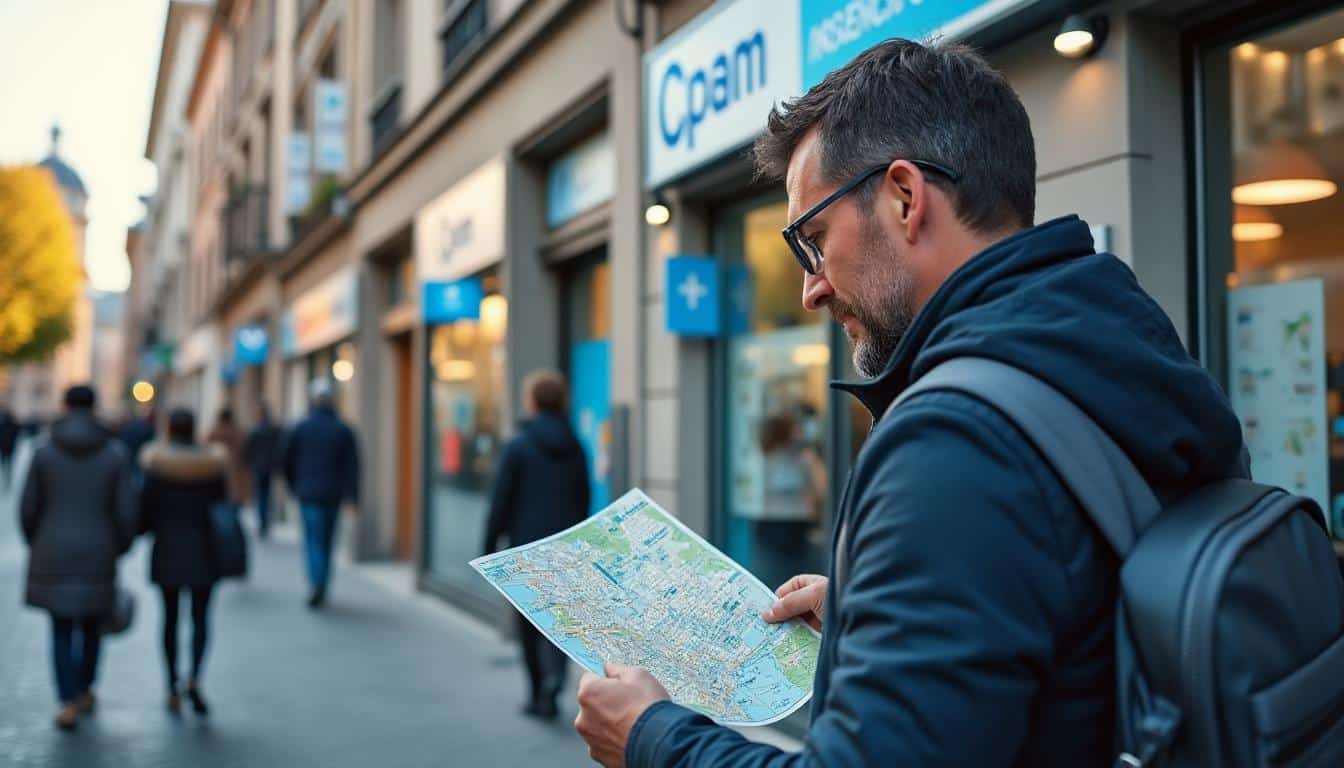 Illustration: Localiser et choisir la meilleure agence de la CPAM dans le secteur de Pontarlier